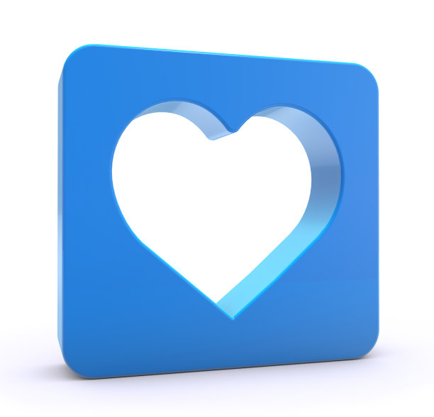 心形切割3d隔离在白色背景..心门，传送门，洞。心形隧道3d。图片下载