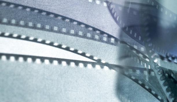 抽象的电影背景。美丽的电影阴影横幅背景图片下载