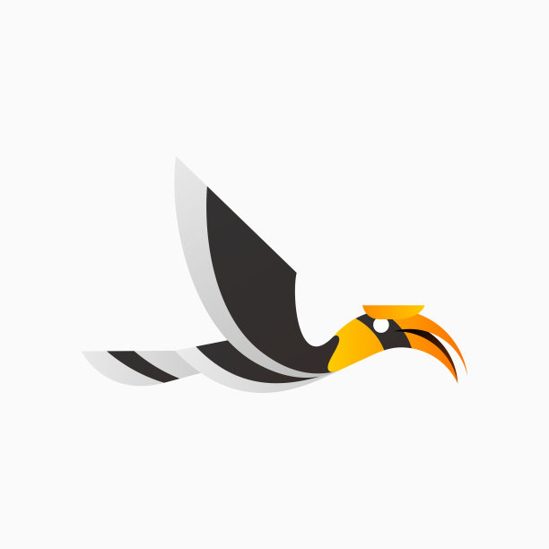 矢量插图角Bill简单的吉祥物风格图片下载