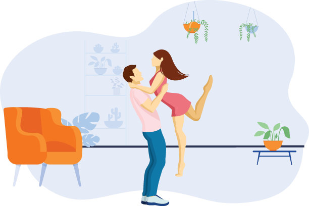 男孩把女孩举在空中图片下载