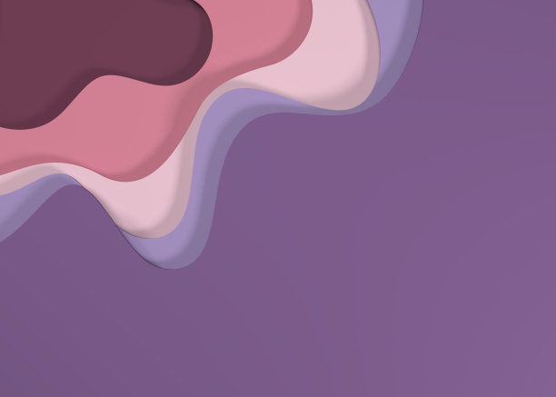 横幅模板与抽象的背景和剪纸形状。图片下载