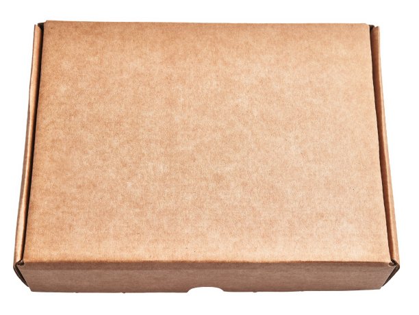 棕色纸板箱材料在孤立的白色背景图片下载