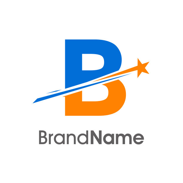 首字母B流星标志图片下载