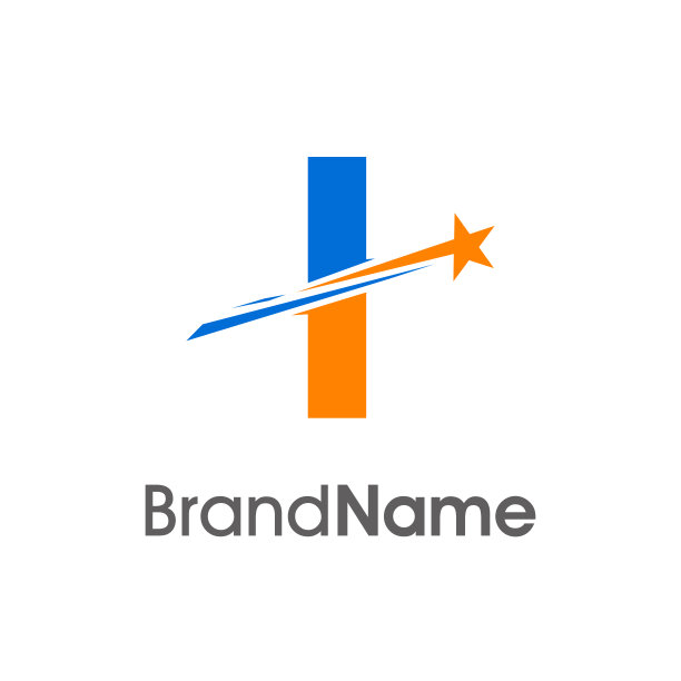 首字母I流星标志图片下载