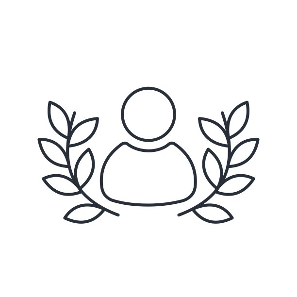 赢家。领袖。矢量线性图标在一个白色的背景。图片下载