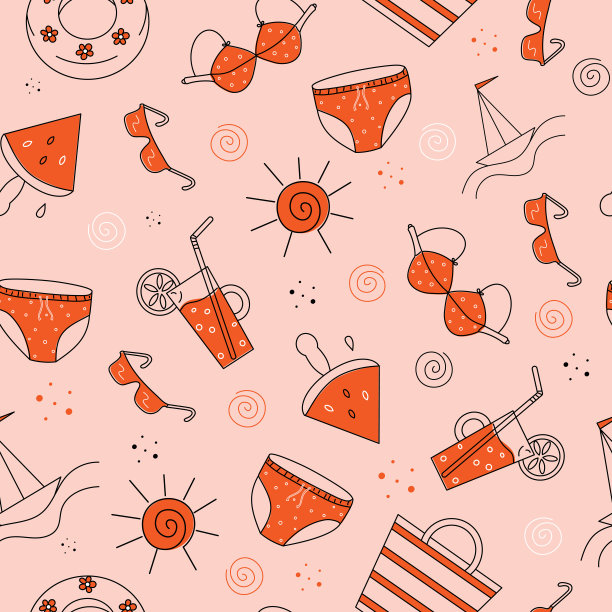 夏天的模式。图片下载