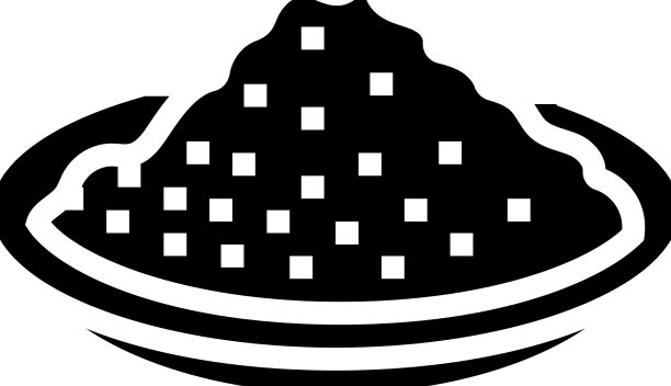 咖喱食物草药的字形图标图片下载