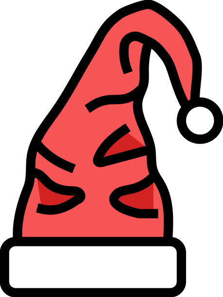 帽子小精灵圣诞可爱的颜色图标图片下载