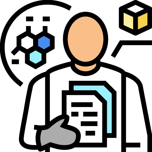 探索者科学家工作者彩色图标图片下载