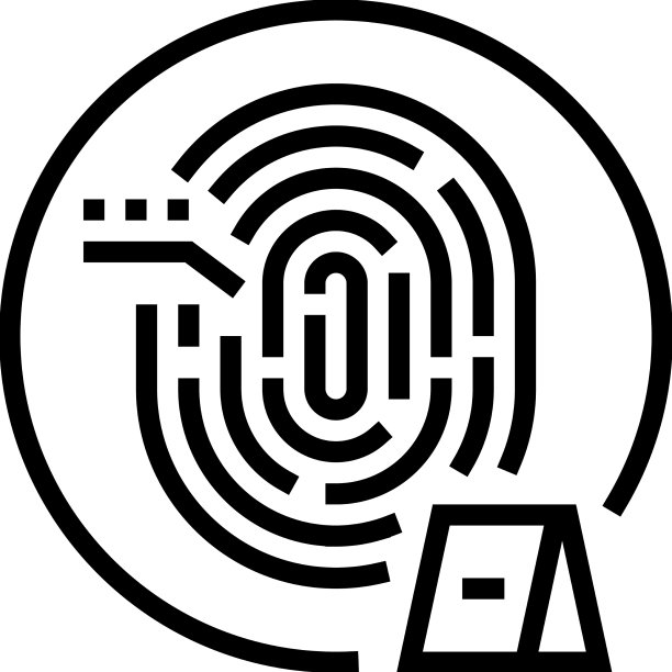 个人物证犯罪线图标图片下载