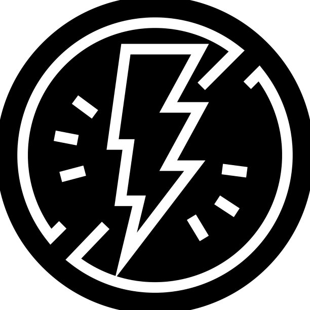 警示电力符号图标图片下载