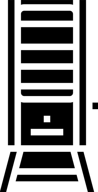 烟熏肉的字形图标图片下载