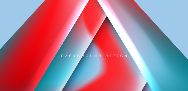 抽象背景与重叠的三角形和图片下载