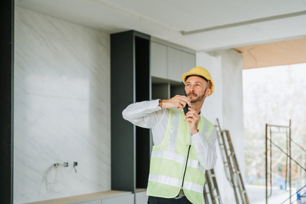 多民族工程师集思广益，对房屋和建筑物的设计和建筑工程的蓝图和平面图进行成本估算图片下载