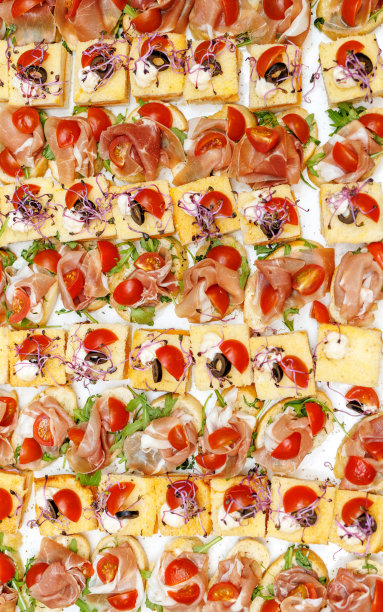 宴会上的小三明治，酒店的自助餐图片下载