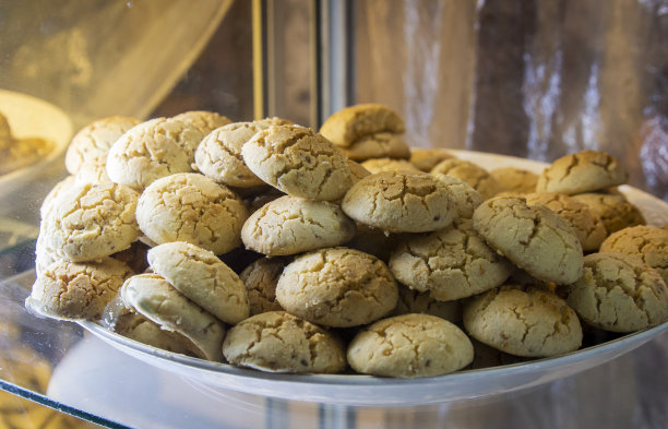 马拉喀什当地市场流行的摩洛哥饼干图片下载