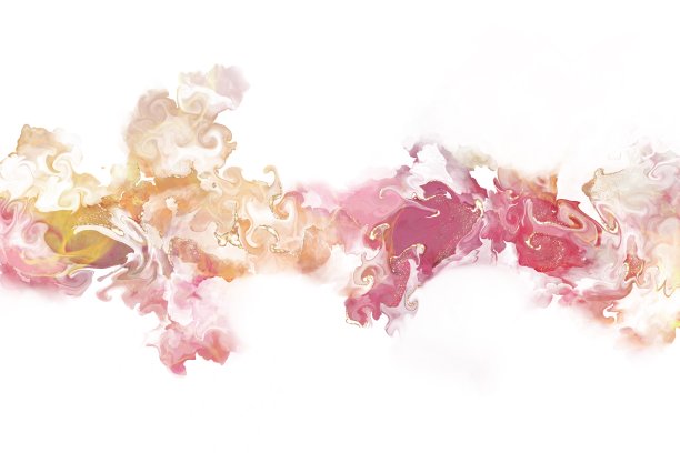 用酒精墨水技术和金闪光抽象流体图片下载