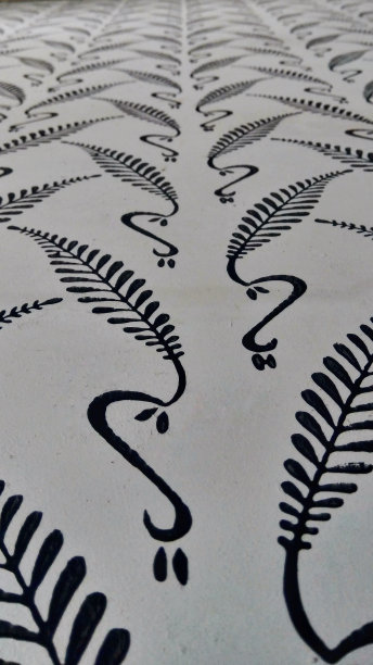 房子里墙纸的特写图片下载