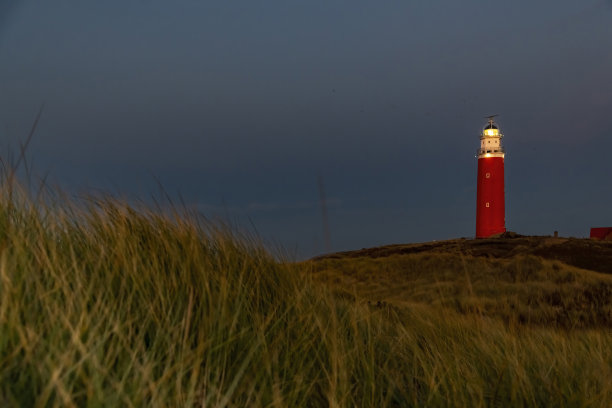 历史悠久的特塞尔红灯塔岛，图片下载