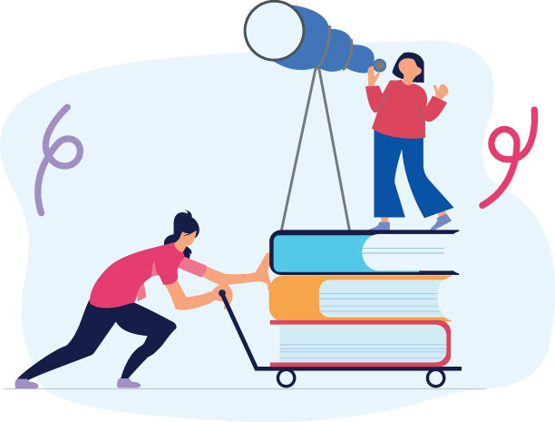 女孩们正在学习。图片下载