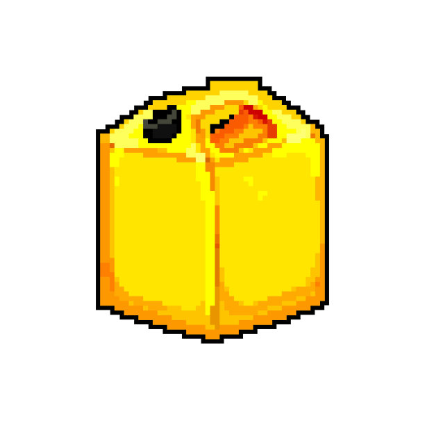 加仑燃料可以游戏像素矢量美术插图图片下载