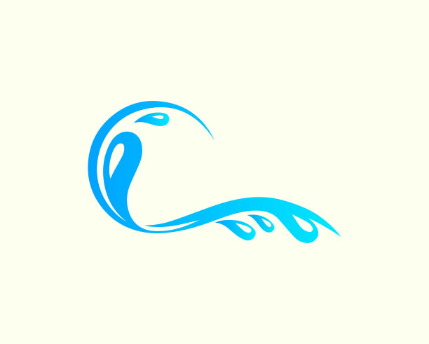 波浪标志矢量图片下载