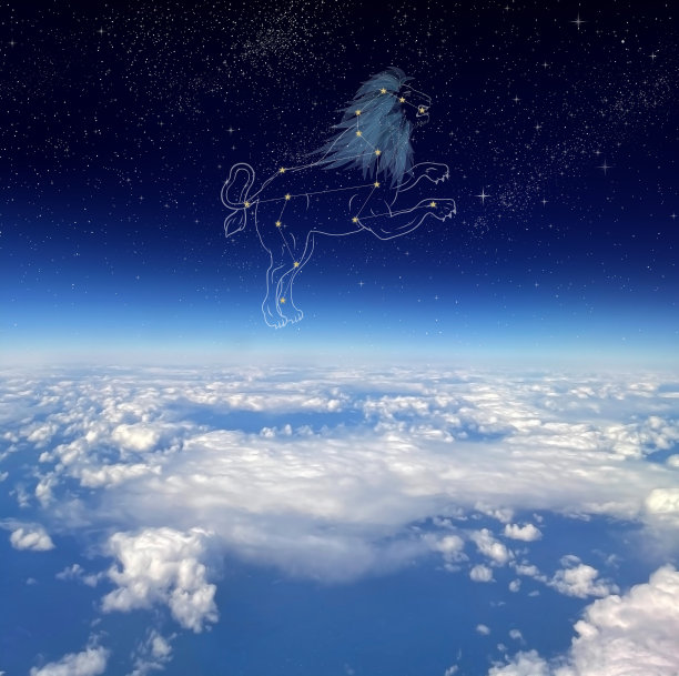 狮子座和星云图片下载