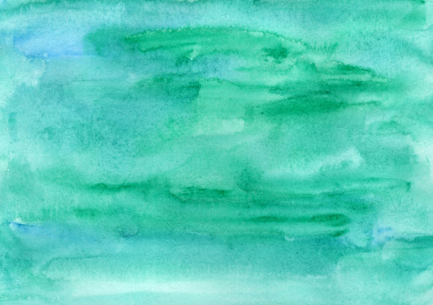 绿色蓝色水彩背景图片下载