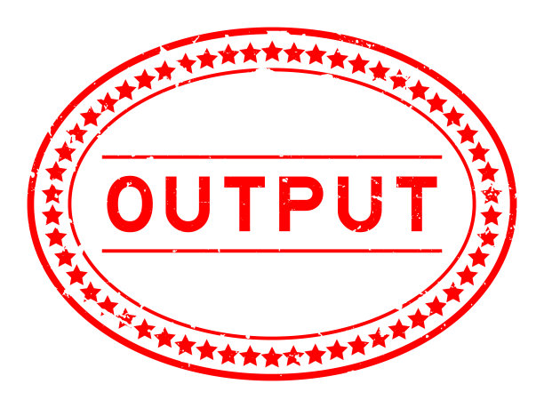 垃圾红色输出字椭圆形橡胶印章在白色的背景图片下载