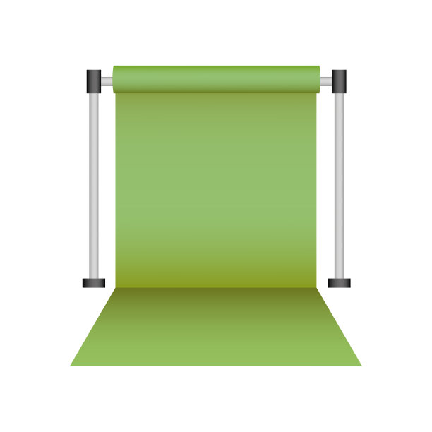 画布上的浅色背景。工作室的横幅。架子上的背景。矢量插图。图片下载