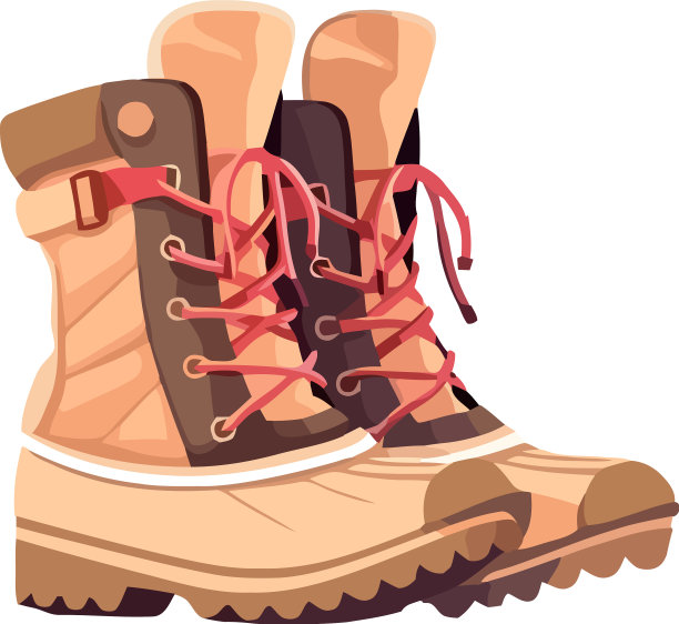 登山靴象征着大自然中的冒险图片下载