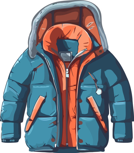 穿着蓝色夹克的男人在冬天的雪地里行走图片下载