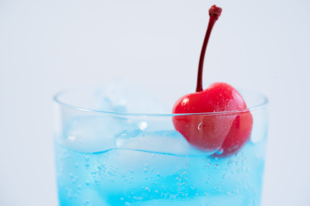 蓝色夏威夷苏打和边际图片下载