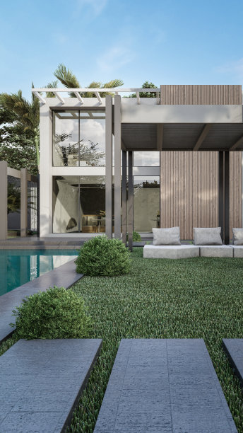 建筑3D渲染图图片下载