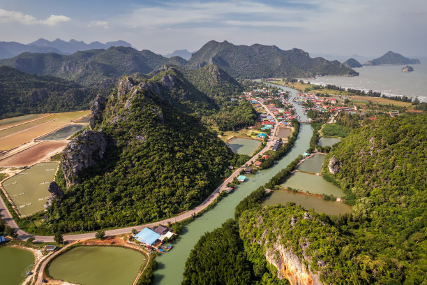 泰国地标的鸟瞰图图片下载