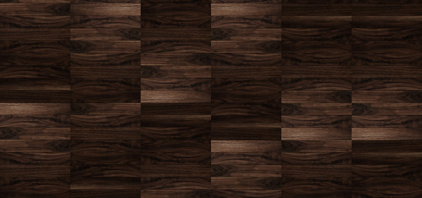 胡桃木纹理。长胡桃木板纹理背景。暗木纹背景表面带有古老的自然图案图片下载