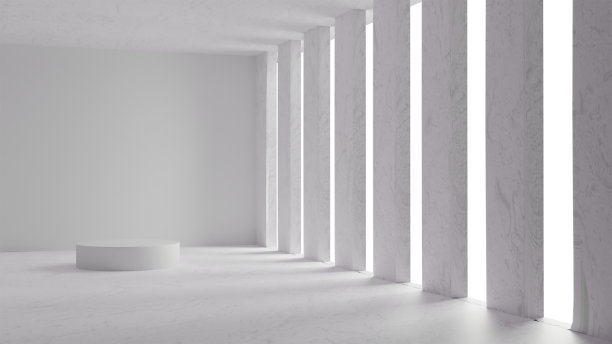 3D渲染空房间内部为您提供一些产品图片下载