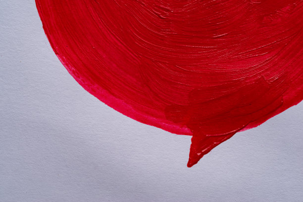 用红漆画出的演讲泡泡图片下载