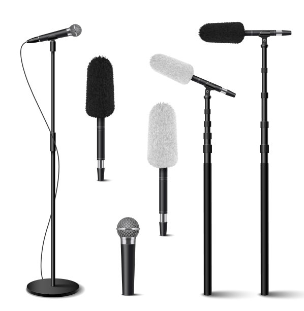 麦克风逼真套装图片下载