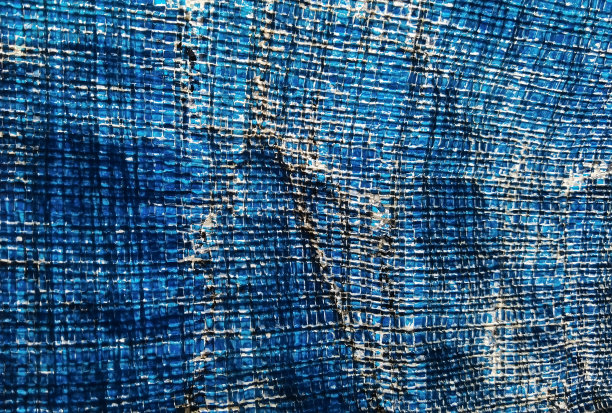 蓝色遮阳窗帘图片下载