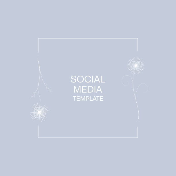 优雅的设计模板与野花，草和叶在线性风格。矢量背景的婚礼请柬，贺卡，社交媒体的故事，标签，品牌图片下载