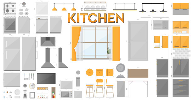 厨房矢量集图片下载