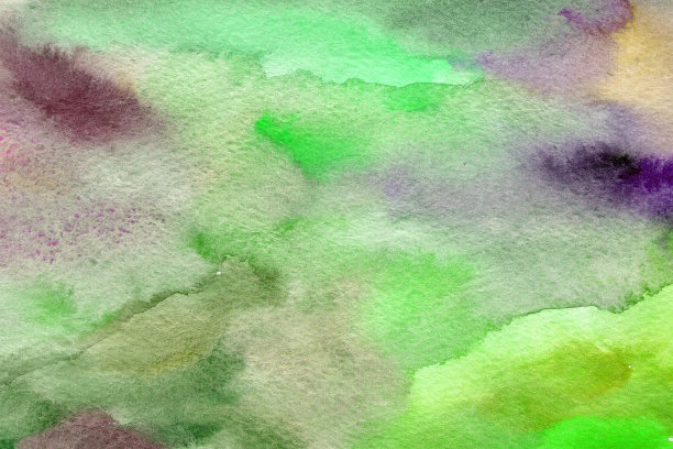 抽象的粉红色和蓝色和黄色颜料图片下载