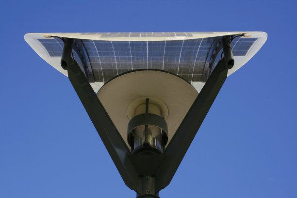 太阳能电池板路灯图片下载