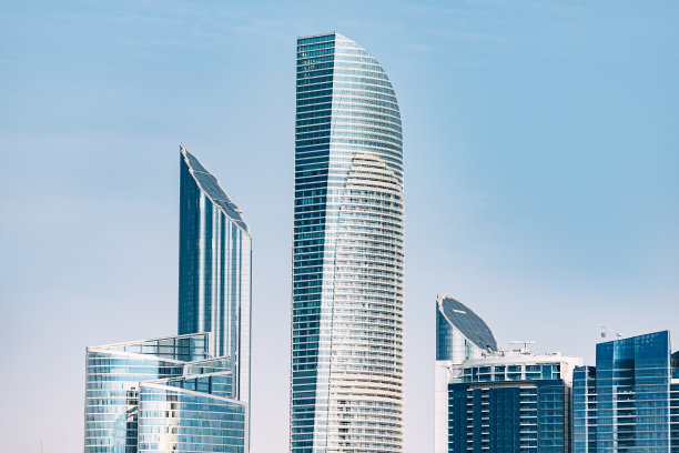 令人惊叹的阿布扎比高楼建筑图片下载