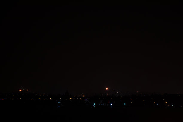 2020年第聂伯罗市新年之夜的烟花图片下载