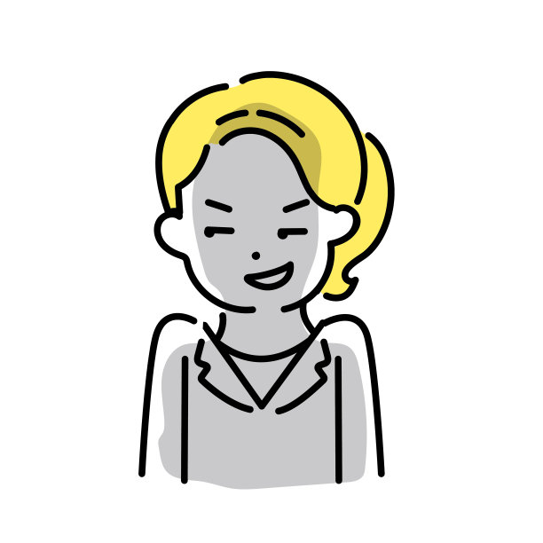 可爱人物插画系列_女上班族图片下载