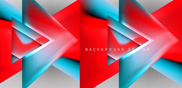 抽象背景与重叠的三角形和图片下载