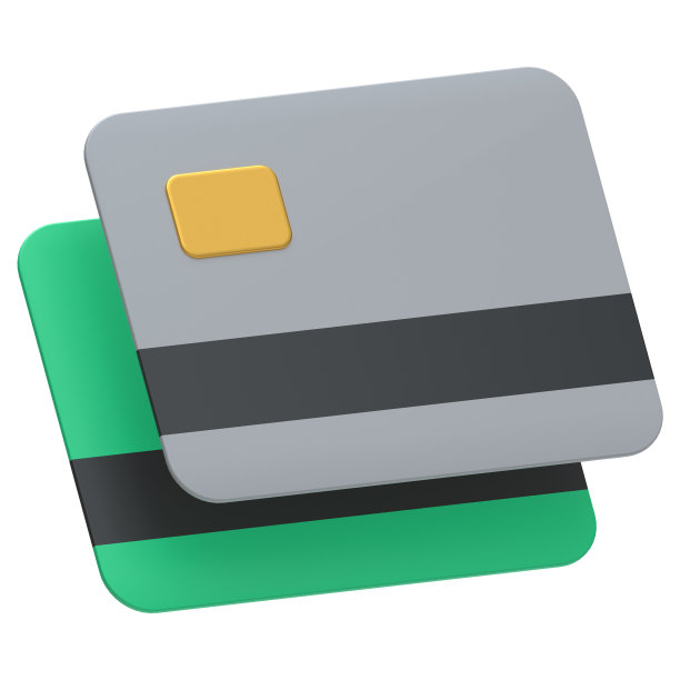 信用卡或借记卡3d图标图片下载