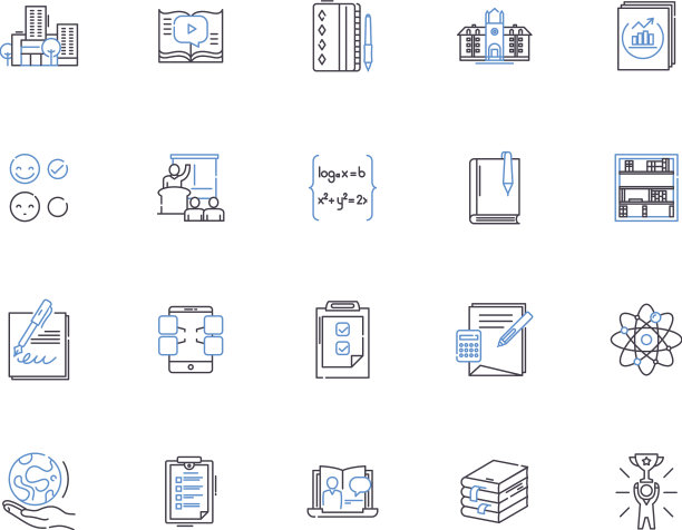 学院大纲图标收藏教育图片下载